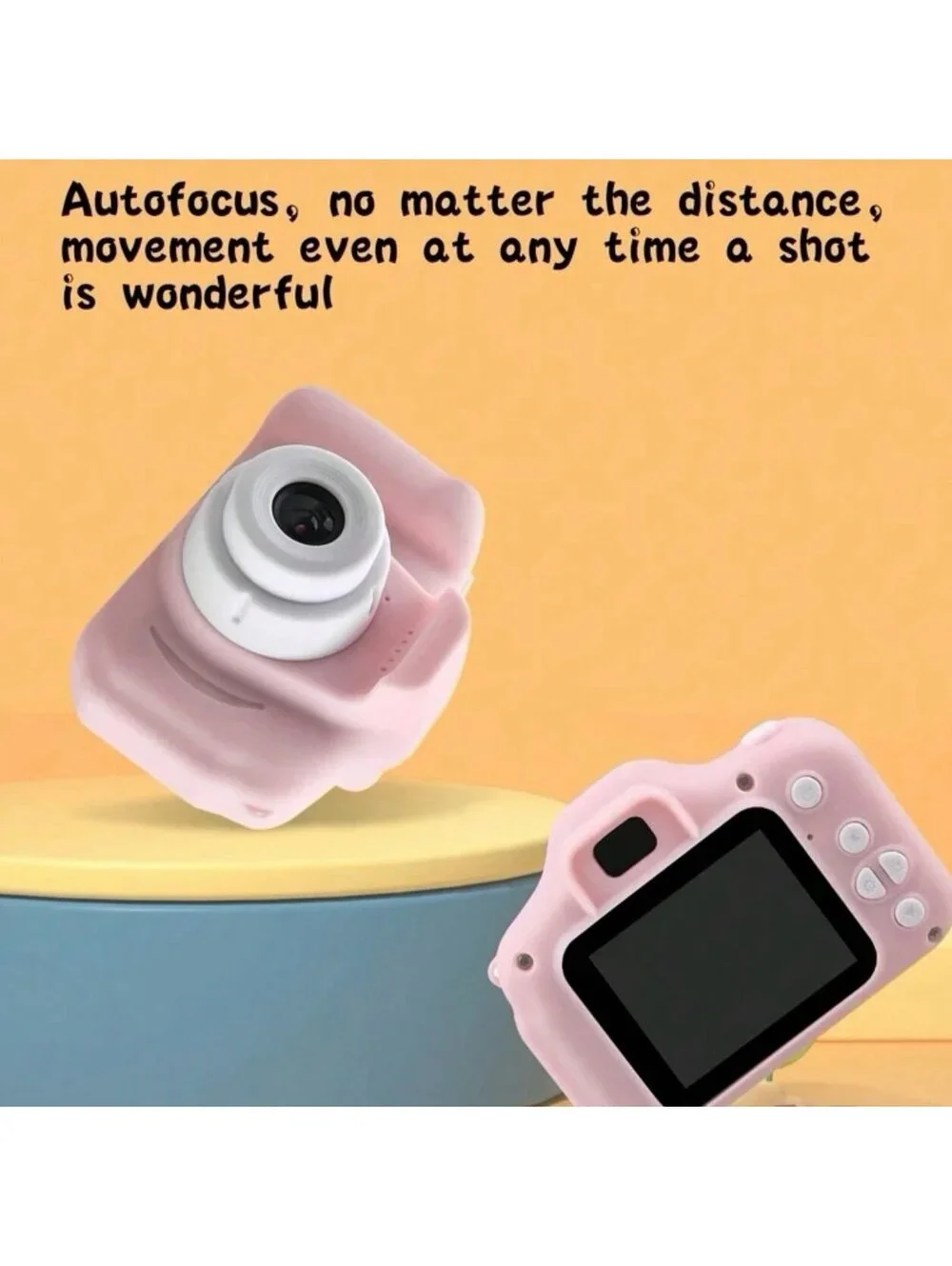New - ABS portable Mini Canera - 2” Screen - Multi Use Camera - Pink